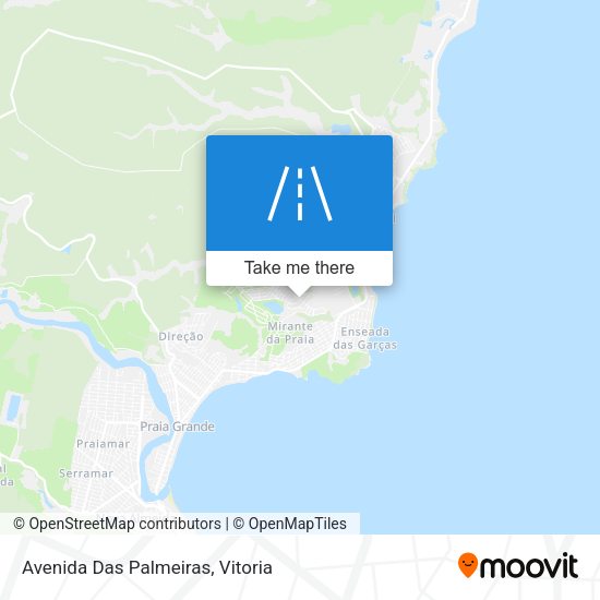 Avenida Das Palmeiras map