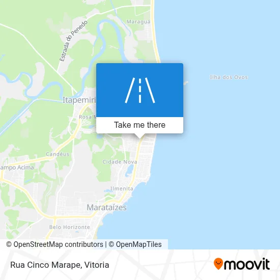 Rua Cinco Marape map