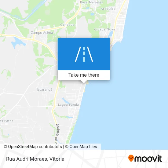 Rua Audri Moraes map