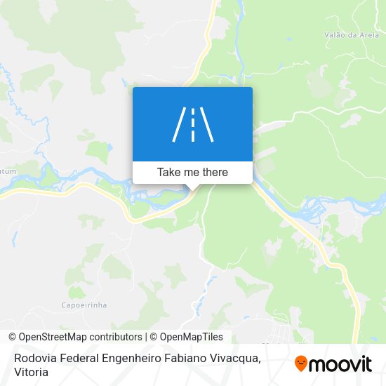 Rodovia Federal Engenheiro Fabiano Vivacqua map