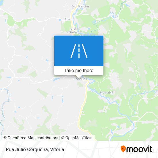 Rua Julio Cerqueira map