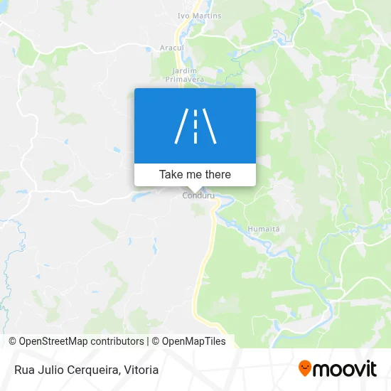 Rua Julio Cerqueira map