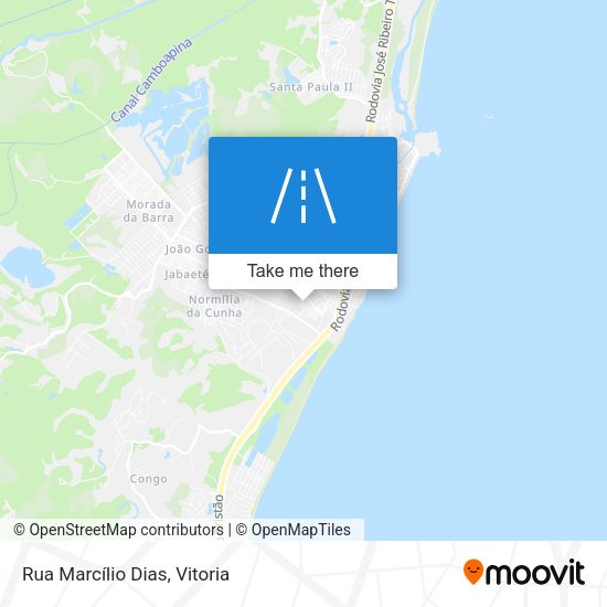 Rua Marcílio Dias map
