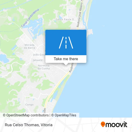 Rua Celso Thomas map