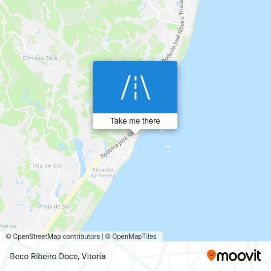 Beco Ribeiro Doce map