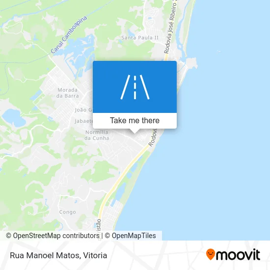 Rua Manoel Matos map
