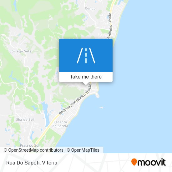 Rua Do Sapotí map