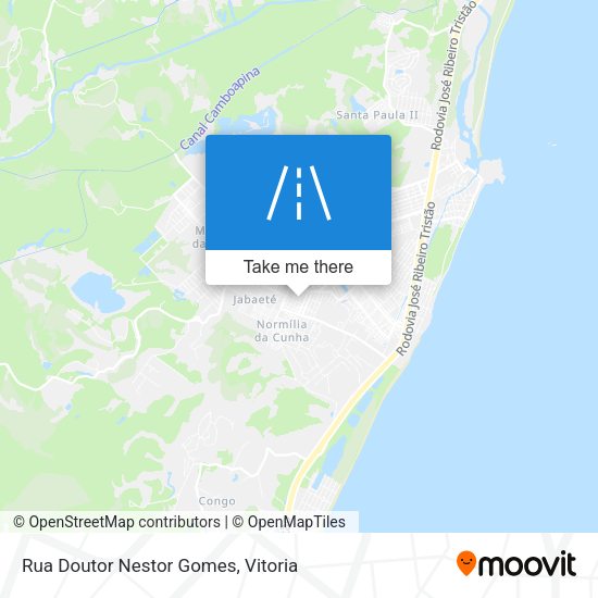 Rua Doutor Nestor Gomes map