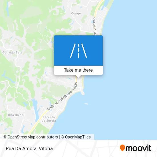 Rua Da Amora map