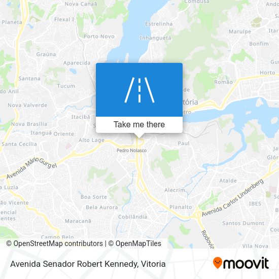 Avenida Senador Robert Kennedy map