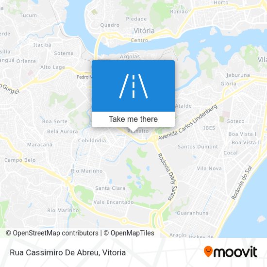 Rua Cassimiro De Abreu map