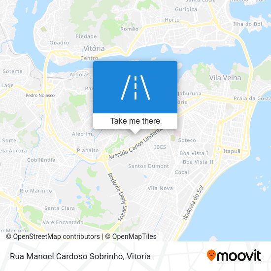 Rua Manoel Cardoso Sobrinho map