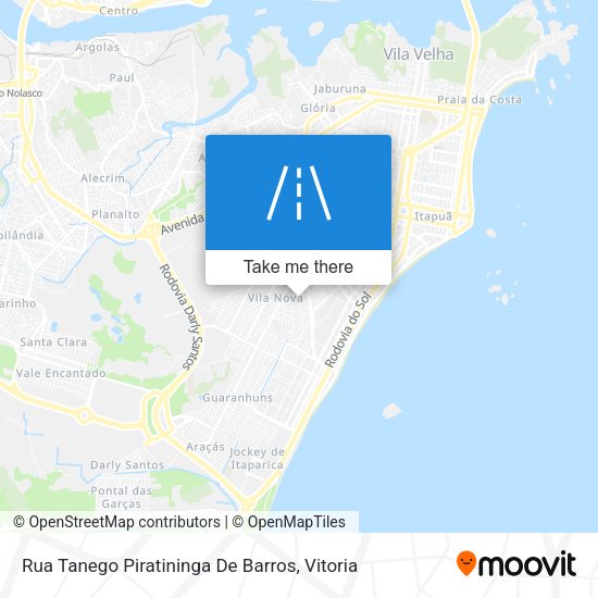 Rua Tanego Piratininga De Barros map