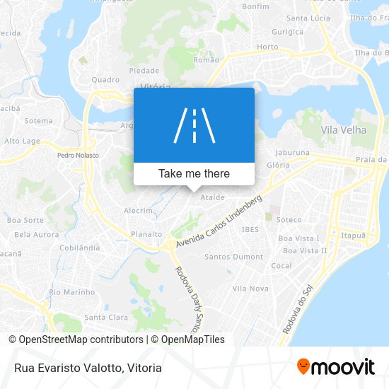 Rua Evaristo Valotto map
