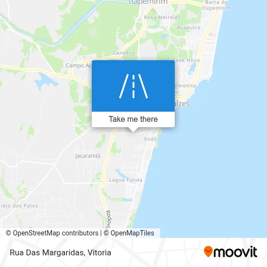 Rua Das Margaridas map