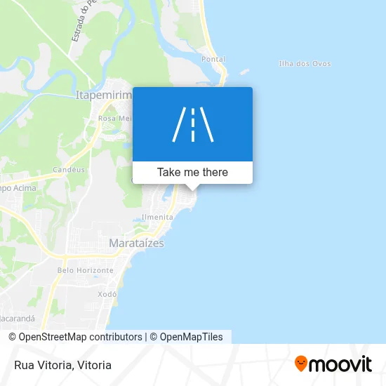 Rua Vitoria map