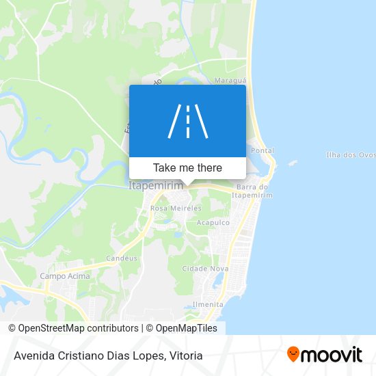 Avenida Cristiano Dias Lopes map
