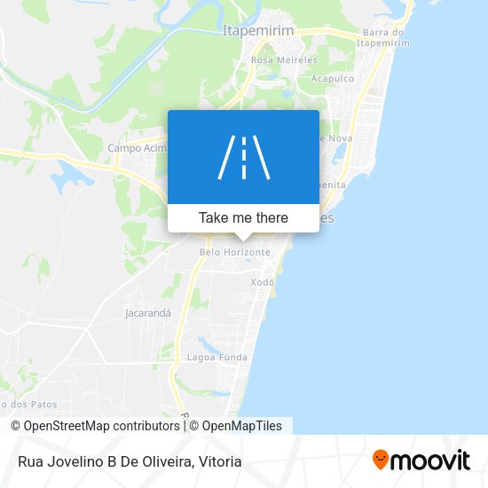 Rua Jovelino B De Oliveira map