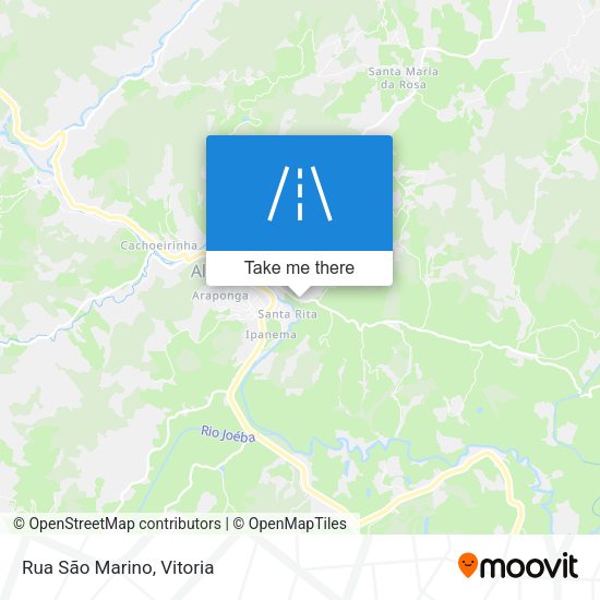 Rua São Marino map