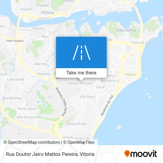Rua Doutor Jairo Mattos Pereira map
