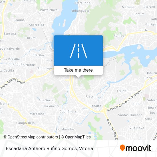 Escadaria Anthero Rufino Gomes map