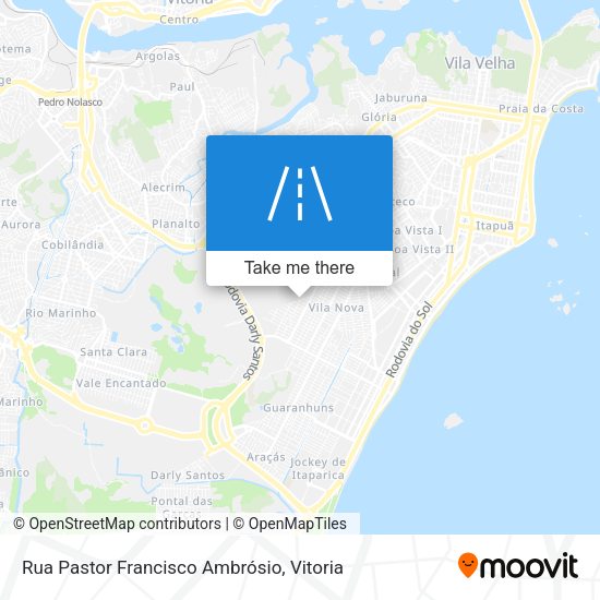 Rua Pastor Francisco Ambrósio map