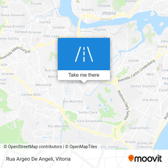 Rua Argeo De Angeli map
