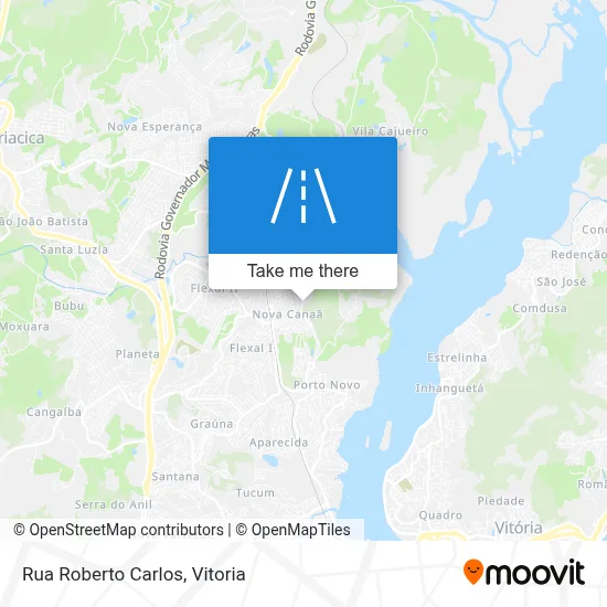 Rua Roberto Carlos map