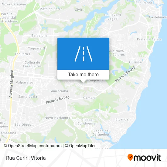 Rua Guriri map