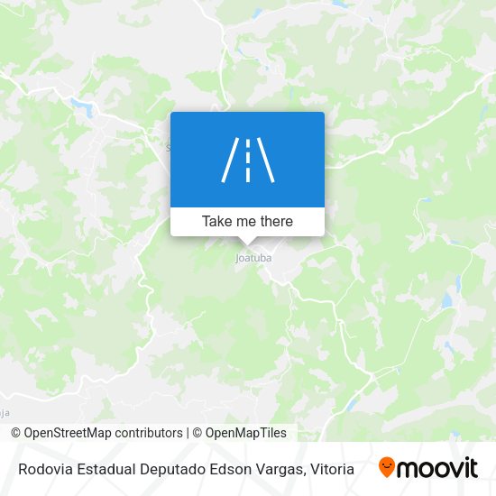 Rodovia Estadual Deputado Edson Vargas map