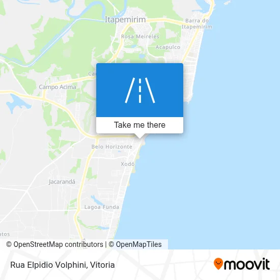Rua Elpidio Volphini map