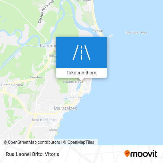 Rua Laonel Brito map