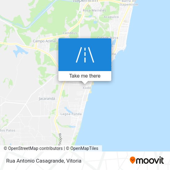 Rua Antonio Casagrande map