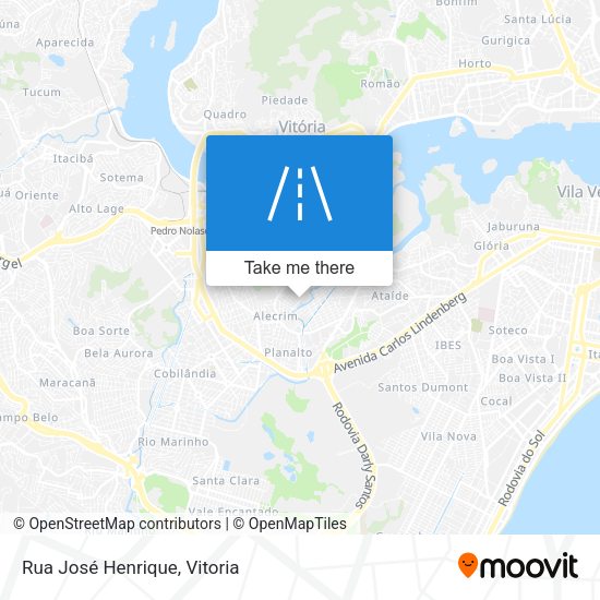 Rua José Henrique map