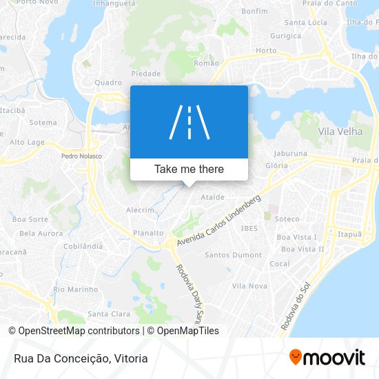 Rua Da Conceição map
