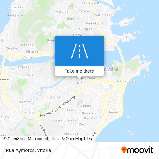 Rua Aymorés map