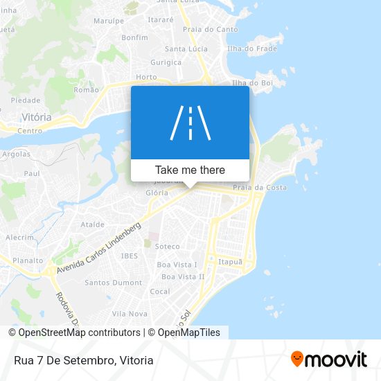 Rua 7 De Setembro map