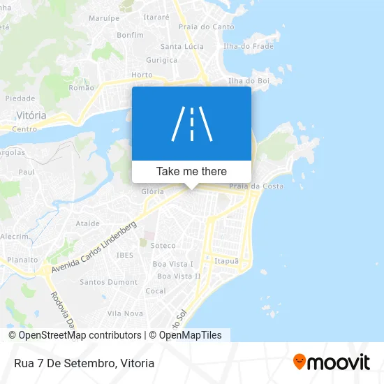 Rua 7 De Setembro map