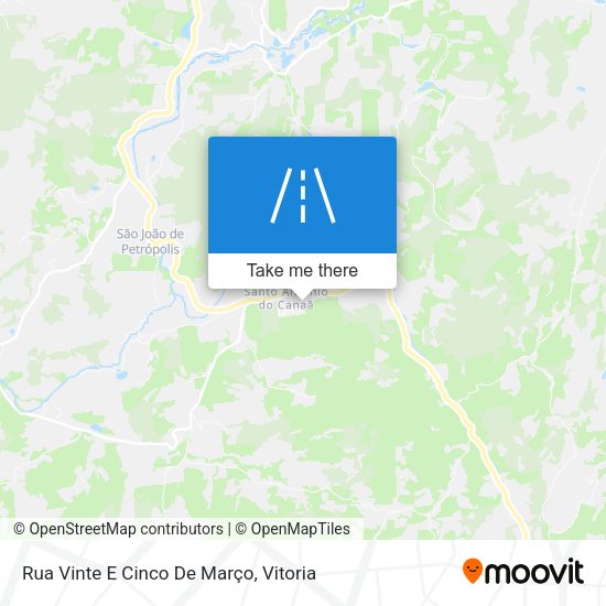 Rua Vinte E Cinco De Março map