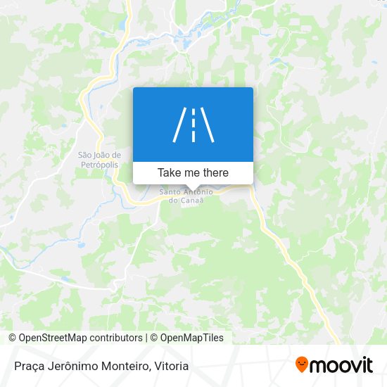 Praça Jerônimo Monteiro map
