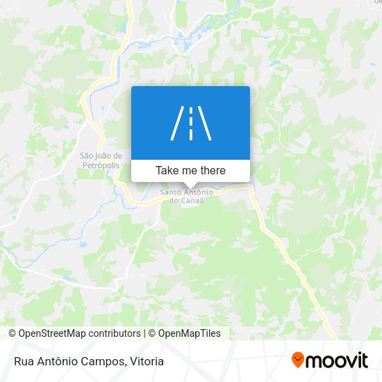 Rua Antônio Campos map