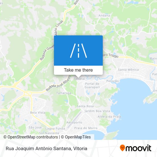 Rua Joaquim Antônio Santana map