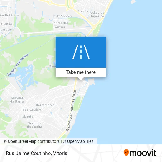 Rua Jaime Coutinho map