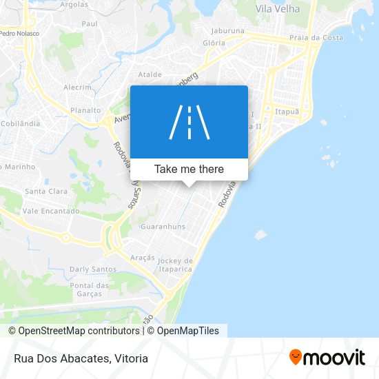 Rua Dos Abacates map