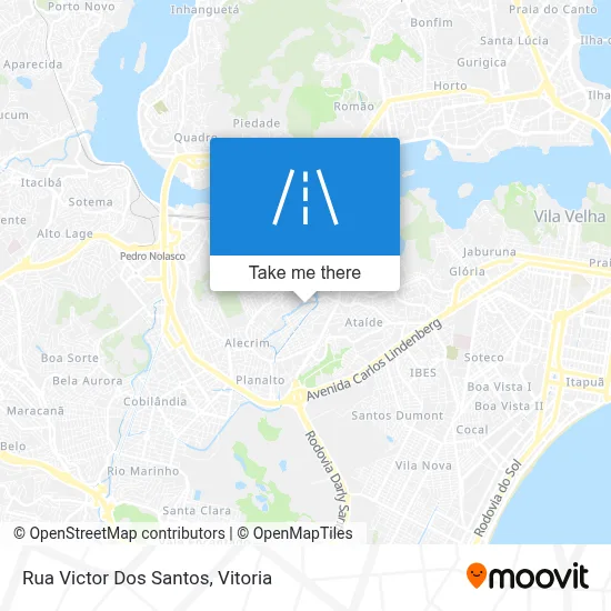 Rua Victor Dos Santos map