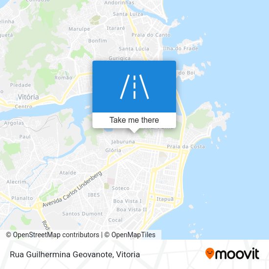 Rua Guilhermina Geovanote map