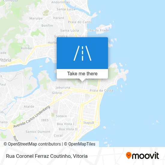 Rua Coronel Ferraz Coutinho map