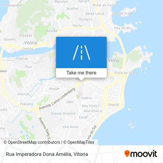 Rua Imperadora Dona Amélia map