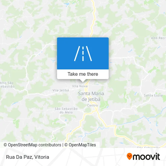 Rua Da Paz map