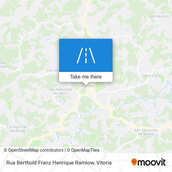 Rua Berthold Franz Henrique Ramlow map